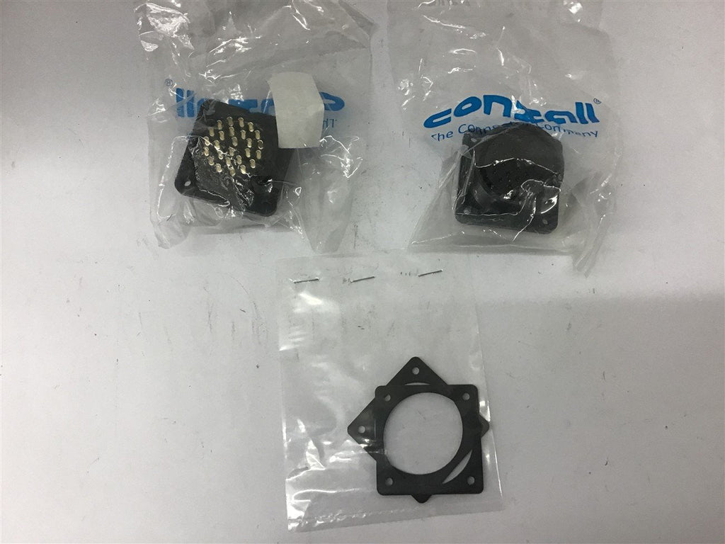 Conxall CXS3102A2812S MIL-E-QUAL Connector Lot Of 2