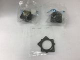 Conxall CXS3102A2812S MIL-E-QUAL Connector Lot Of 2