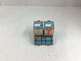 C2-A20 Releco Relay Series MR C with Bases Lot of 2