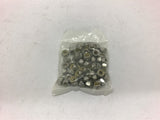 Nylon Lock Nut White A4 DIN W985 M6--Lot of 50