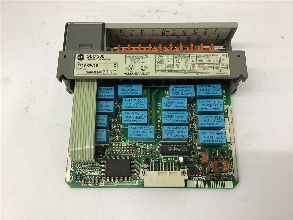 Allen-Bradley SLC 500 1746-OW16 10-250 Vac Output Module