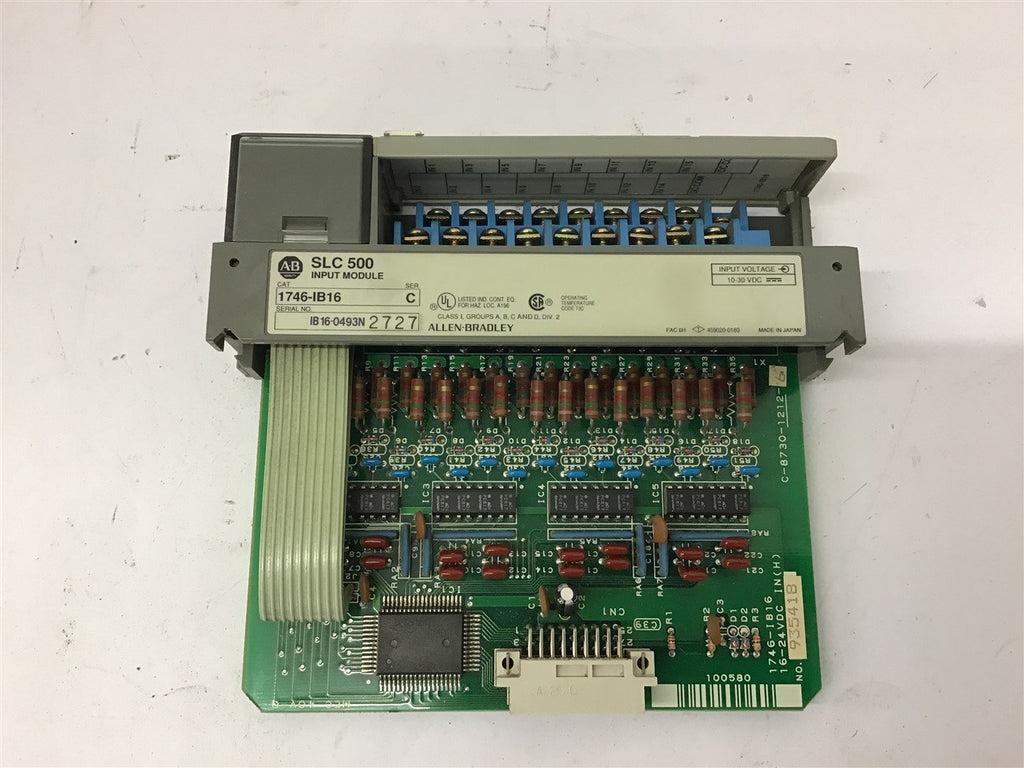 Allen-Bradley SLC 500 1746-IB16 10-30 VDC Input Module