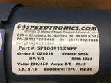 Lesson 100913.00 1/2 HP AC Motor230/460 volts 1800 Rpm 4P 56 Frame