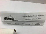 Gems Single Station Level Switch 46203 LS-30 Polysulfone SPDT 20VA