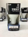 Feit Electric 3 Way Soft White Light Bulb 30 70 100 Watts Lot Of 11