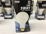 Feit Electric 3 Way Soft White Light Bulb 30 70 100 Watts Lot Of 11