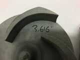 Plastic Composite Impeller 3.616" Lot Of 2