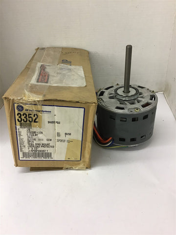 GE 3352 5KSP39FGW457 1/6 HP AC Motor 115/208-230 Volts 1550 Rpm