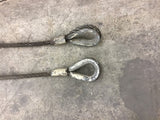 American Rigger's Supply 9-87 Two Leg Wire Rope Slings 4 Length 3/8" Diameter