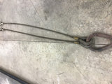 American Rigger's Supply 9-87 Two Leg Wire Rope Slings 4 Length 3/8" Diameter