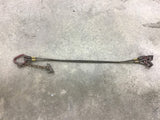 American Rigger's Supply 9-87 Two Leg Wire Rope Slings 4 Length 3/8" Diameter