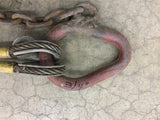 American Rigger's Supply 9-87 Two Leg Wire Rope Slings 4 Length 3/8" Diameter