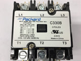 Packard C330B Definite Purpose Contactor 3 Poles 30 FLA 120 Coil Volts