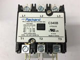 Packard C340B Definite Purpose Contactor 3 Pole 40 FLA 120 Coil