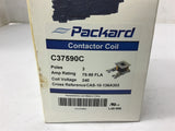 Packard C37590C 3 Pole Contactor Coil 75-90 FLA 240 Volts