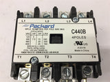 Packard C440B Definite Purpose Contactor 4 Pole 40 FLA 120 Volt coil