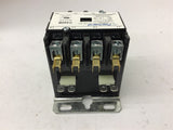 Packard C440B Definite Purpose Contactor 4 Pole 40 FLA 120 Volt coil