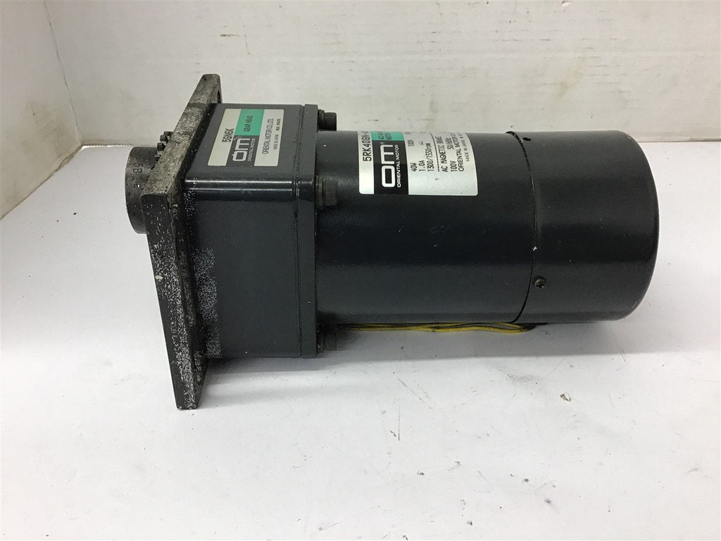 Oriental Motor 5RK40GN-AM Brake Motor 40 Watt 100 Volt 1.0 Amp 1300/1550 Rpm