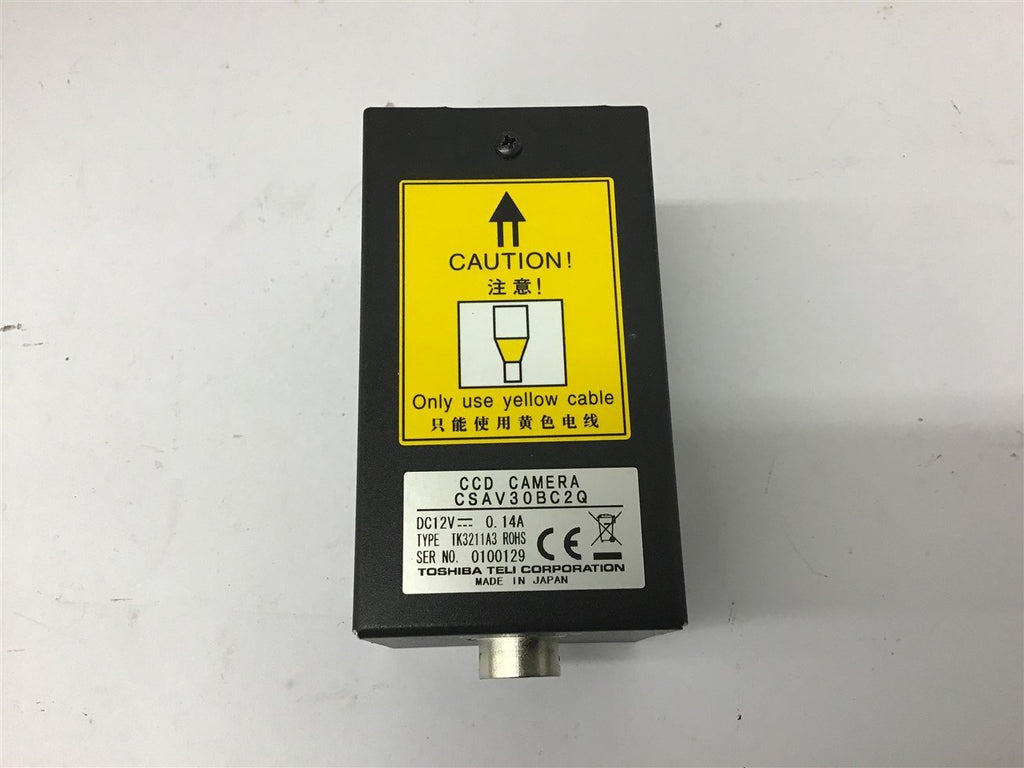 Toshiba CCD Camera CSAV30BC2Q 12 VDC 0.14 Amp