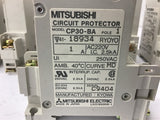 Mitsubishi CP30-BA Circuit Breaker 1 Amp 250 Vac Single Pole Lot Of 8