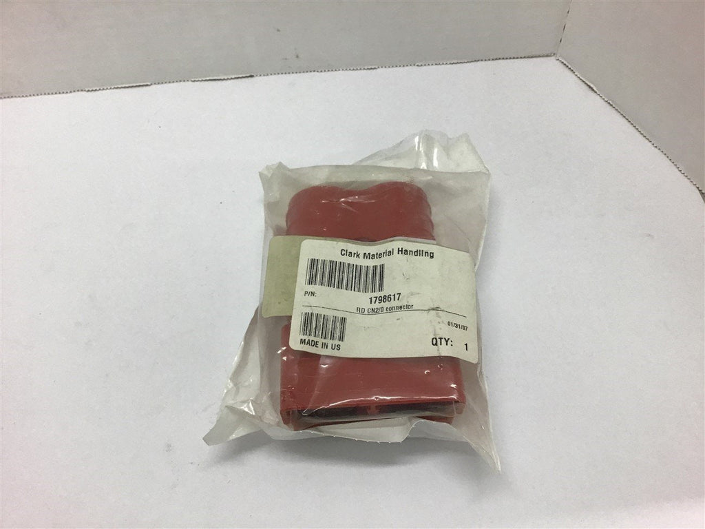 Clark Material Handling 1798617 Battery CN2/0 Connector Red