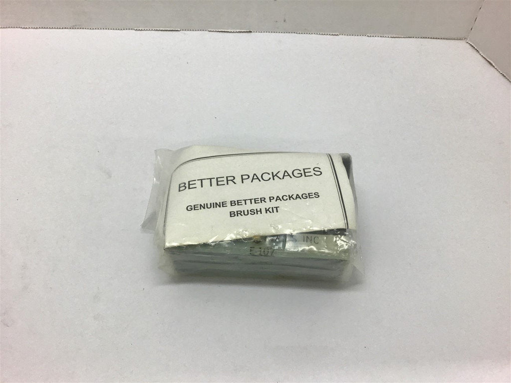 Genuine Better Packages E-107 Brush Kit Lot of 3
