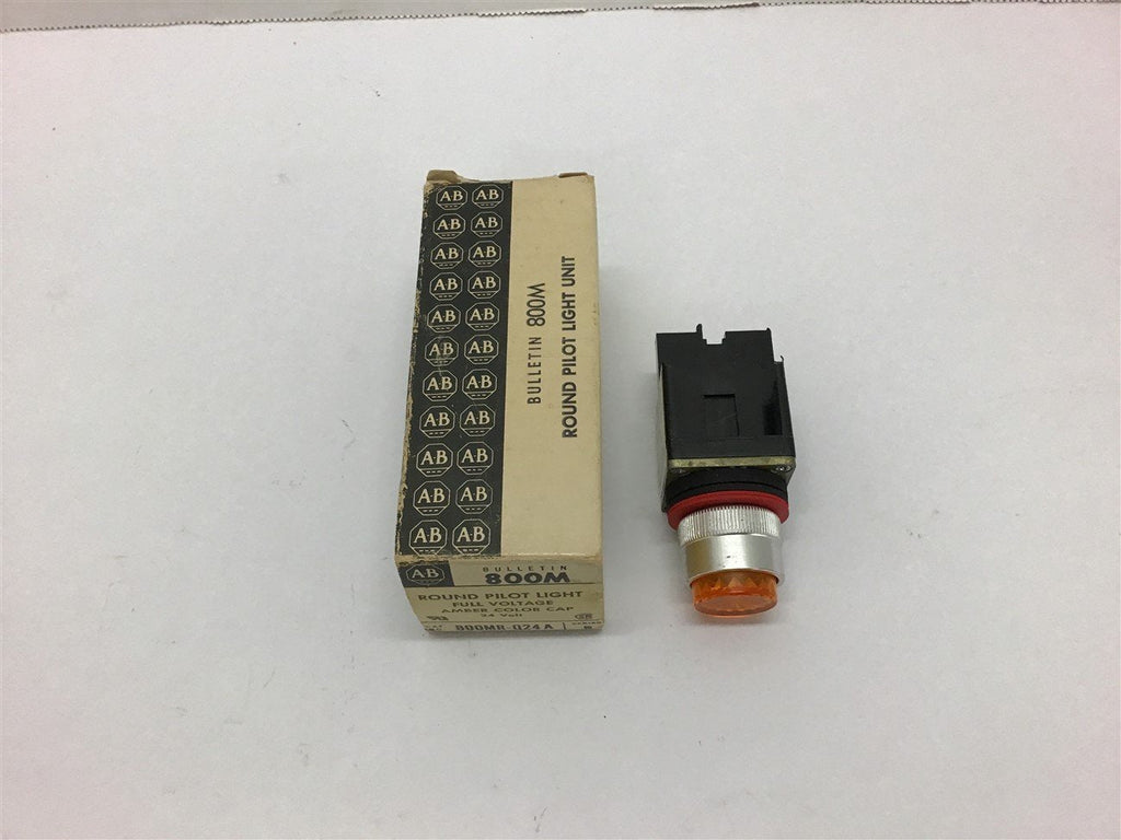 Allen Bradley 800MR-Q24A Round Pilot Light AMBER 24V