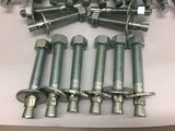 Concrete Anchor Wedge Bolts 3/4"x5 1/2" and 5/8"x4 1/2" Assorted Lot of 25