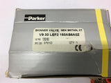 Parker V933LEF2150 Solenoid Valve 120/60 20Watts 150PSI