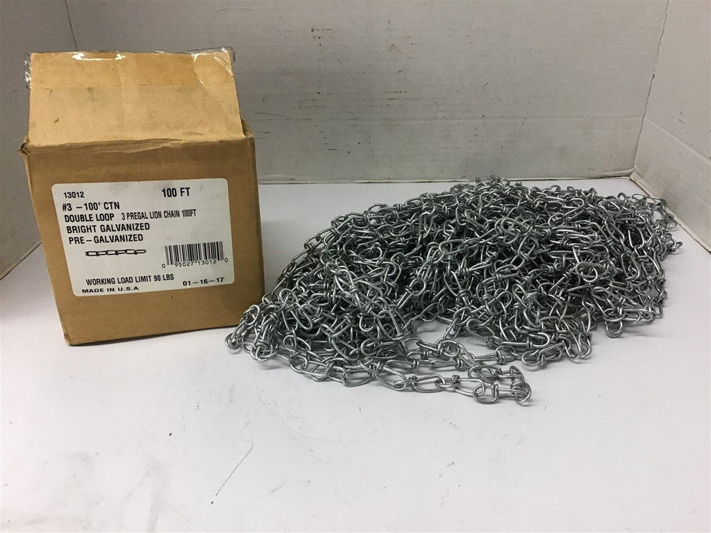 Double Loop 3 Pregal Lion Chain 100 FT
