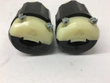 Leviton 2311 Locking Plug 20 Amp 125 volts Lot Of 2