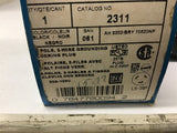 Leviton 2311 Locking Plug 20 Amp 125 volts Lot Of 2
