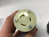 Leviton 2313 20 Amp 125 Volt Connector locking 2 Pole Lot Of 2