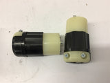Leviton 2313 20 Amp 125 Volt Connector locking 2 Pole Lot Of 2