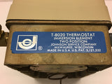 Johnson Controls T-8020 Thermostat 2Position