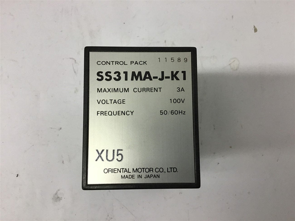 Oriental Motor SS31MA-J-K1 Control Pack 100 Volts 3 Amp 50/60 HZ