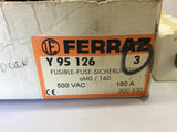 Ferraz Y 95 126 500 Vac 160 amp Fuse --Lot of 3