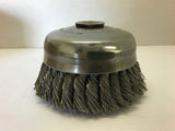 Weiler 12276 5' Reverse Nut One Row Wire Cup Brush