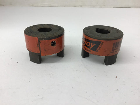 Lovejoy L075 Jaw Coupling 0.625" Keyed Bore Lot Of 2