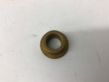 Brass Bushing 1/2" Long x 3/4" OD x 1/2" ID x 1" Flange Lot Of 15