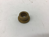Brass Bushing 1/2" Long x 3/4" OD x 1/2" ID x 1" Flange Lot Of 15