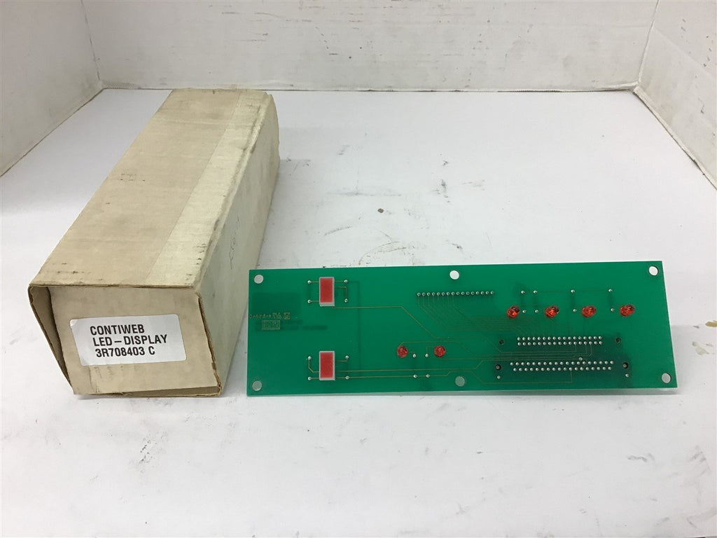 Contiweb Keyboard 912700613 3R708403 C Electrical Circuit Board Led Display