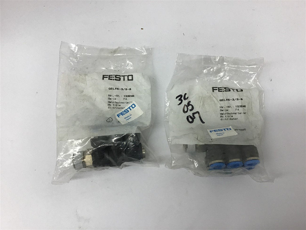 Festo QSLV6-3/8-8 Lot Of 2