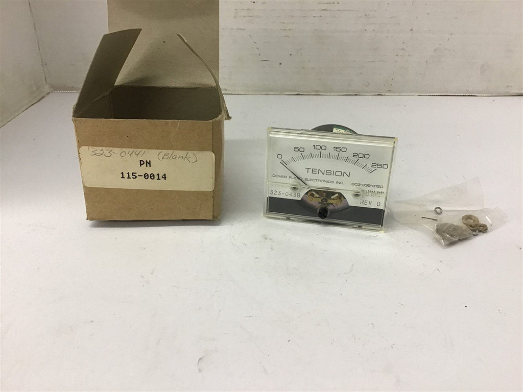 Dover Flexd 323-0438 Panel meter Tension 0-250