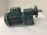 Leroy Somer LS56/T Gear Motor 440-460 Volts 1590 Rpm .11 KW w/7R1306 750:1 Ratio