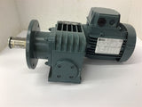 Leroy Somer LS56/T Gear Motor 440-460 Volts 1590 Rpm .11 KW w/7R1306 750:1 Ratio
