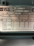 Leroy Somer LS56/T Gear Motor 440-460 Volts 1590 Rpm .11 KW w/7R1306 750:1 Ratio