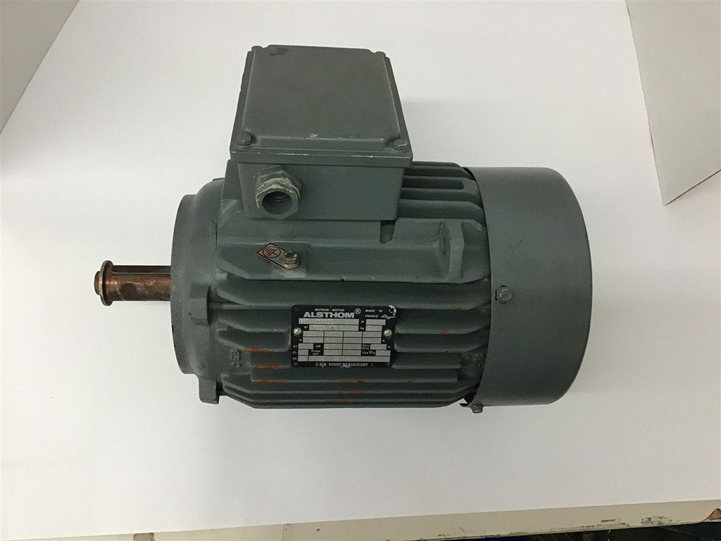Alsthom AFT100L22 3.7 KW AC Motor 230/460 Volts 3450 Rpm