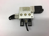 Koganei F10M2AJ-24W w/ 2 each F10T2-PS3 0.2-0.7 MPA