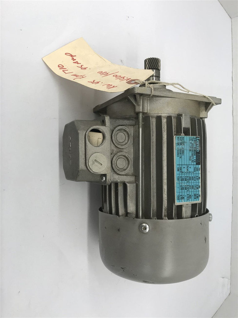 Lenze MEDWMA1M071-32 0.45 KW AC Motor 480 277 Volts 1710 Rpm